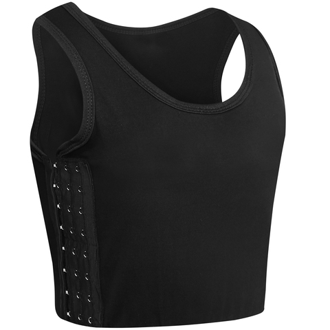 XUJI Women Tomboy Trans Elastic Chest Binder Breathable Cotton Slim Fit Tank Top ► Photo 1/6