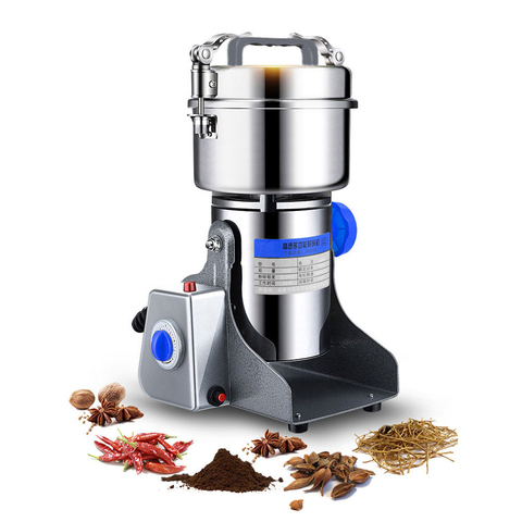 800g 220V Swing Type Grains Herbal Powder Miller Dry Food Grinder Machine High Speed Intelligent Spices Cereals Crusher ► Photo 1/6