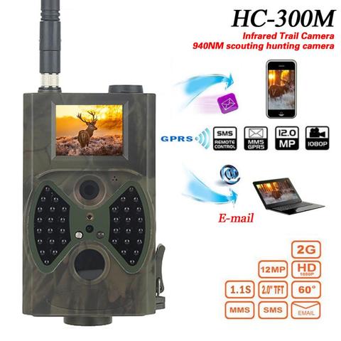 Hunting Trail Camera 2G Celluar 16MP MMS SMTP SMS Email 1080P Wildlife Cameras IR Night Vision HC300M  Wireless  Surveillance ► Photo 1/6