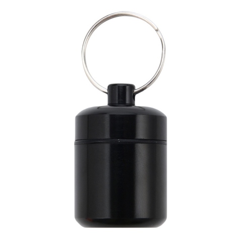 High Quality Portable WaterProof Mini Aluminum Keychain Storage Box Bottle Case Holder outdoor tools ► Photo 1/6