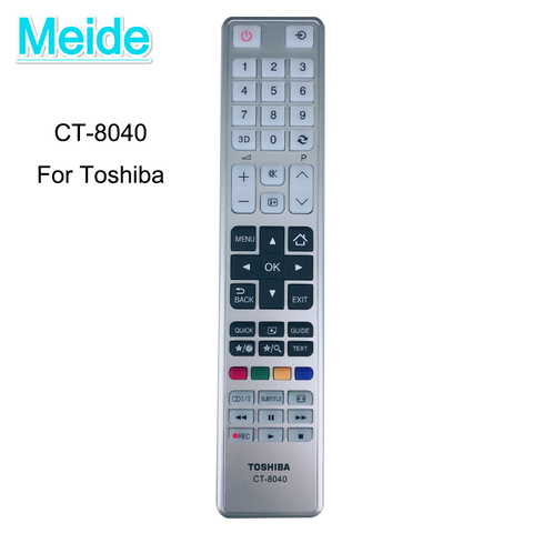 New Remote Control CT-8040 For TV Toshiba LED LCD 3D Television 40T5445DG 48L5435DG 48L5441DG CT8040 CT8035 CT984 CT8003 ► Photo 1/5