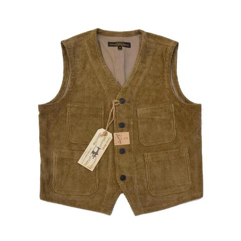 BOB DONG Outdoor Cotton Corduroy Vest Vintage Men's Brushed Work Waistcoat ► Photo 1/6