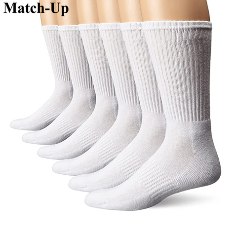 Match-Up Men's sport crew terry socks athletic socks (6 PAIRS) ► Photo 1/6