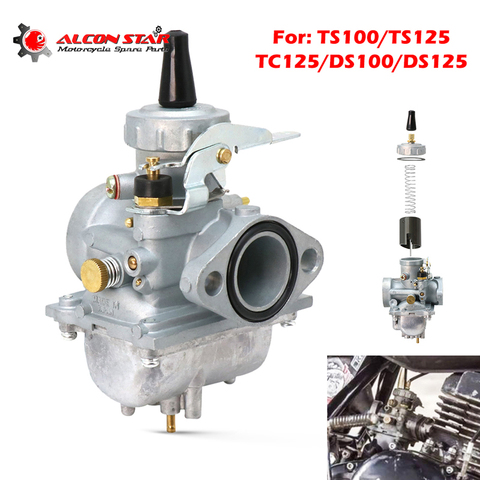 Alconstar- Mikuni Motorcycle Carburetor Carburador Assy Moto Vergaser for SUZUKI TS100 TS125 TS125N TC125 DS100 DS125 Racing ► Photo 1/6