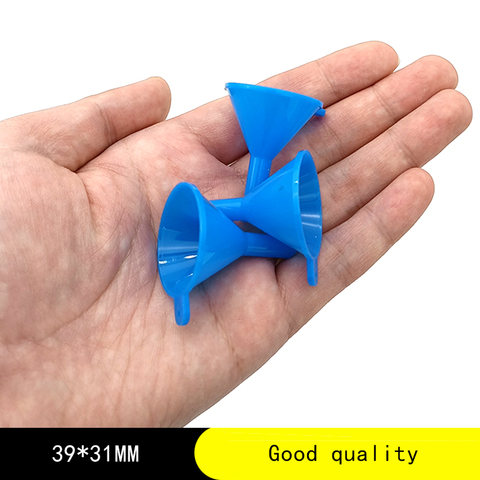 20PCS/Set mini Blue Plastic Funnel Small Mouth Liquid Oil Funnels 39x31mm Laboratory Supplies Tools School Experimental Supplies ► Photo 1/6