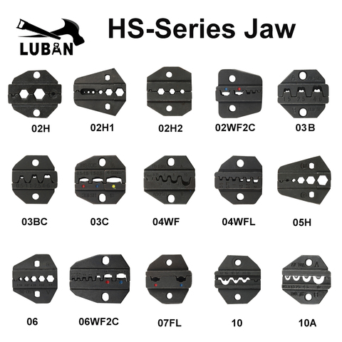 HS-03B HS-16WF HS-40J HS-101 Crimp Pliers Jaws Terminals Crimp Tools Kits ► Photo 1/3