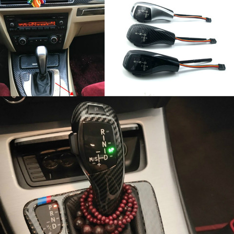 LED Gear Shift Knob Shifter Lever For BMW 1 3 5 6 Series E90 E60 E46 2D 4D E39 E53 E92 E87 E93 E83 X3 E89 Automatic Accessories ► Photo 1/6