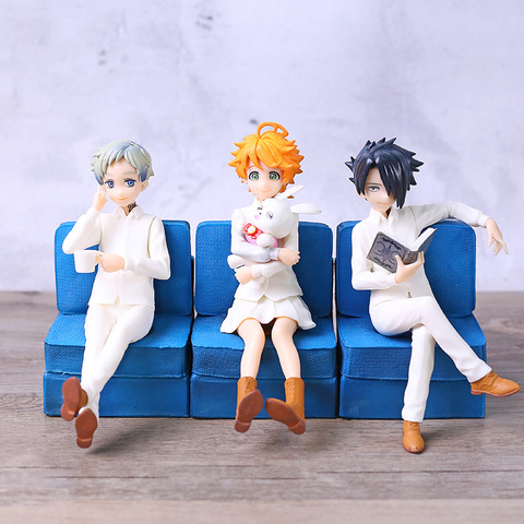 Anime The Promised Neverland Emma Norman Ray PVC Figure Figurine Model Toy ► Photo 1/6