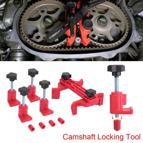 5pcs Car Auto Universal Dual Cam Clamp Camshaft Lock Holder Sprocket Gear Locking Engine Timing Locking Tool Kit car accessories ► Photo 1/6