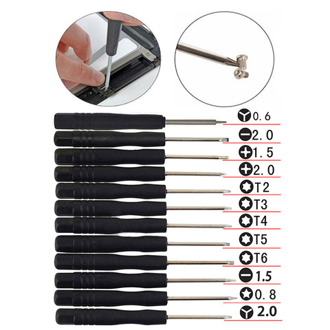 12pcs/set Mini Multi-Function Precision Screwdriver Set Smartphone Tablet Repairing Tools Set ► Photo 1/6