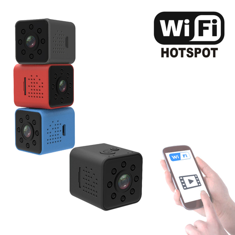 SQ23 Mini WiFi Camera Night Vision 1080P Wireless Hotspot Remote Monitor Phone App Motion Detection DVR Camcorder Photo Trap ► Photo 1/6