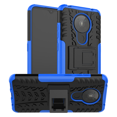 For Cover Nokia 5.3 1.3 Case Nokia 2.3 2.2 4.2 6.2 7.2 Anti-knock Heavy Duty Armor Stand Silicon Phone Bumper Case For Nokia 5.3 ► Photo 1/6