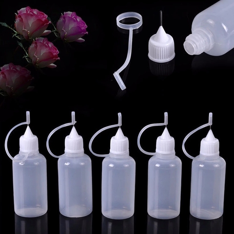 1pc 10/20/50ml Empty Dropper Plastic Bottles Needle Tip Squeezable Liquid Bottle E-liquid Empty Bottle For Electronic Cigarette ► Photo 1/6