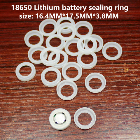 100pcs/lot Lithium battery cap 18650 lithium battery fittings gaskets white aprons nickel metal hydride cadmium meson ► Photo 1/4