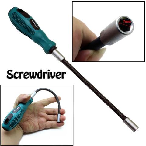 1Pc Socket Screwdriver Flexible Hex Flex Manual Socket Screw Driver Hand Tools Multifunctional Non-slip Socket Screwdriver #25 ► Photo 1/6