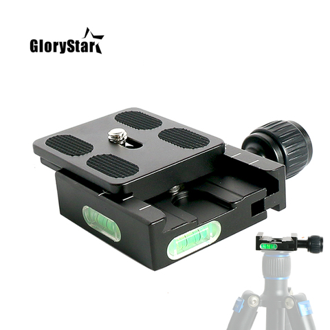 Tripod ball head mount adapter pu50 RRS quick shot quick release clip plate clamp for Arca swiss dslr camera ballhead QR50 PU 50 ► Photo 1/6