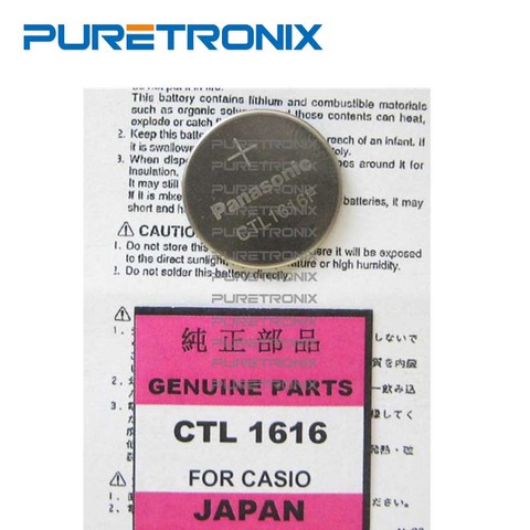 Genuine Parts CTL1616 CTL1616F NEW Watch Solar Rechargeable Battery ► Photo 1/3