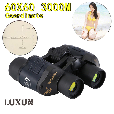 High-definition telescope 60X60 binoculars HD 10000M high magnification for outdoor hunting optical Lll night vision binoculars ► Photo 1/6