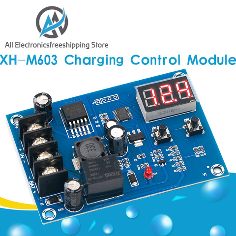 XH-M603 Charging Control Module Digital LED Display Storage Lithium Battery Charger Control Switch Protection Board 12-24V ► Photo 1/6