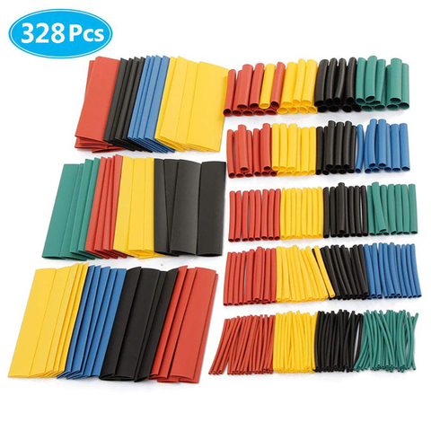 328pcs Assorted Electrical Wire Terminals Insulated Crimp Connector Spade Ring Set ► Photo 1/6