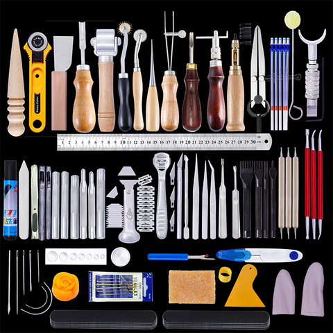 Leather Tools Set Professional Leathercraft  Professional Sewing Tools -  Leathercraft Tool Sets - Aliexpress