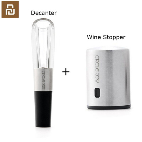 Xiaomi brand-Circle Joy Smart Wine Stopper/Fast Decanter Dec Stainless Steel Vacuum Memory Wine Stopper Electric Stopper Wine ► Photo 1/6