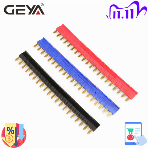 GEYA Slim Relay Connector Busbar Jumper Fast Wiring Plate Black Red Blue 1PCS ► Photo 1/6