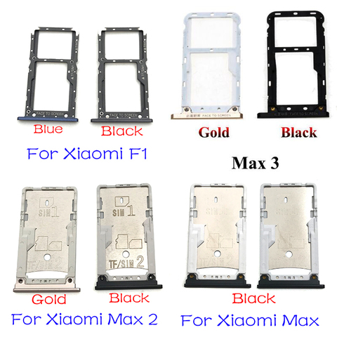 SIM Card Accessories For Xiaomi Mi Max 2 3 Pocophone F1 Sim Card slot tray Holder repair part ► Photo 1/5