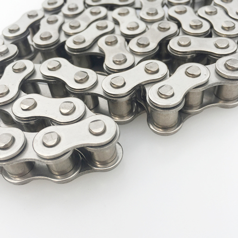 Industrial Transmission Chain Stainless Steel Short Pitch Roller Chain 1/4