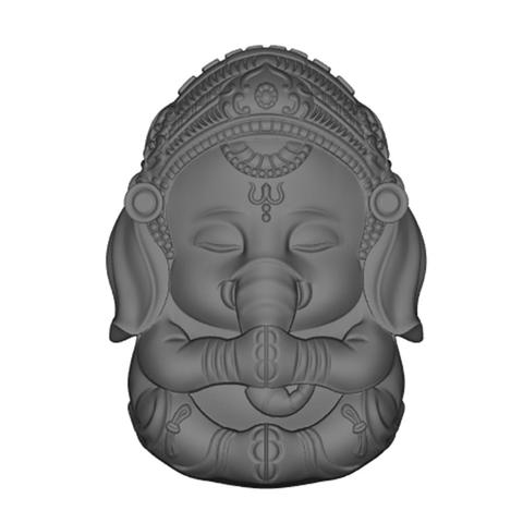 3D Ganesh Soap Candle Mold Mould Ganesha Silicone Mold for Candle Decorating Resin Epoxy Crafts Gyspum Statue Molds ► Photo 1/2