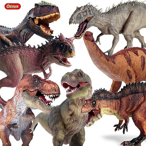 Oenux Prehistoric Jurassic Dinosaurs World Pterodactyl Saichania Animals Model Action Figures PVC High Quality Toy For Kids Gift ► Photo 1/6