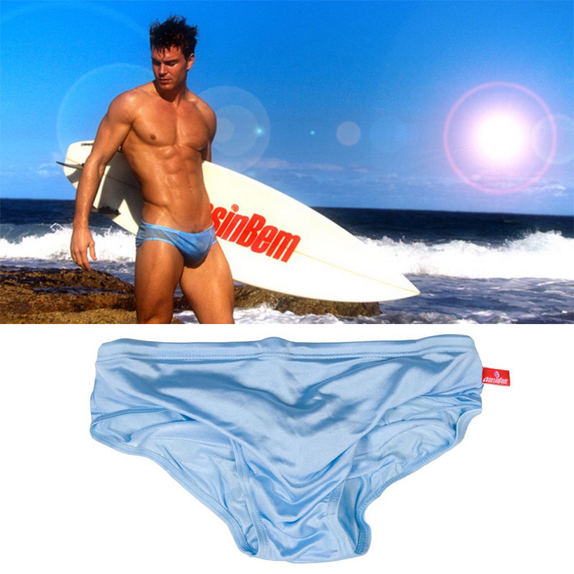 TOPPICK New Swimwear men swimsuit Sexy swimming trunks sunga hot