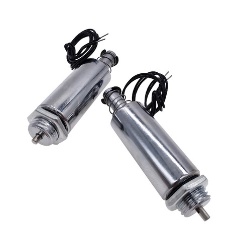 1PCS DC 12V 24V electromagnet push tube type solenoid coil column push-pull electromagnet 19X42TL ► Photo 1/6