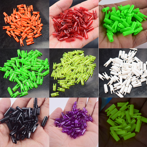 50pcs DIY Archery Accessory Plastic Arrow Pin Nocks Size S For ID4.2mm ID6.2mm 3.2mm Arrow Shaft ► Photo 1/6