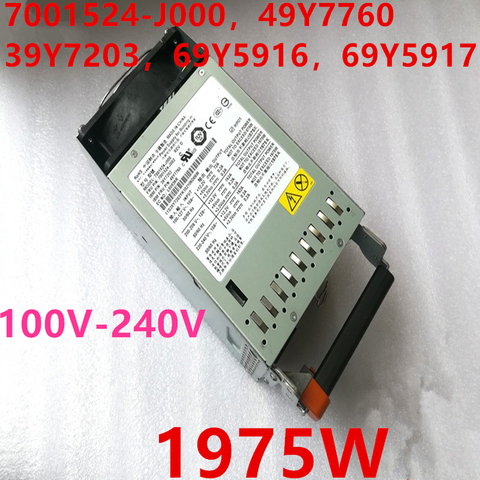 New PSU For IBM Emerson X3850 X3950 X5 1975W Power Supply 7001524-J000 7001524-J002 49Y7760 39Y7203 69Y5916 69Y5917 ► Photo 1/6