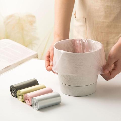 120Pcs/4rolls Small Garbage Bags Roll Disposable Car Trash Bag Waste Bag for Desktop Trash Can Bin ► Photo 1/6