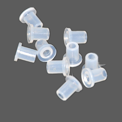 10Pcs CISS Accessories Hollow Plugs White Transparent Ink Rubber Plug Empty Connector For Cartridge ► Photo 1/1