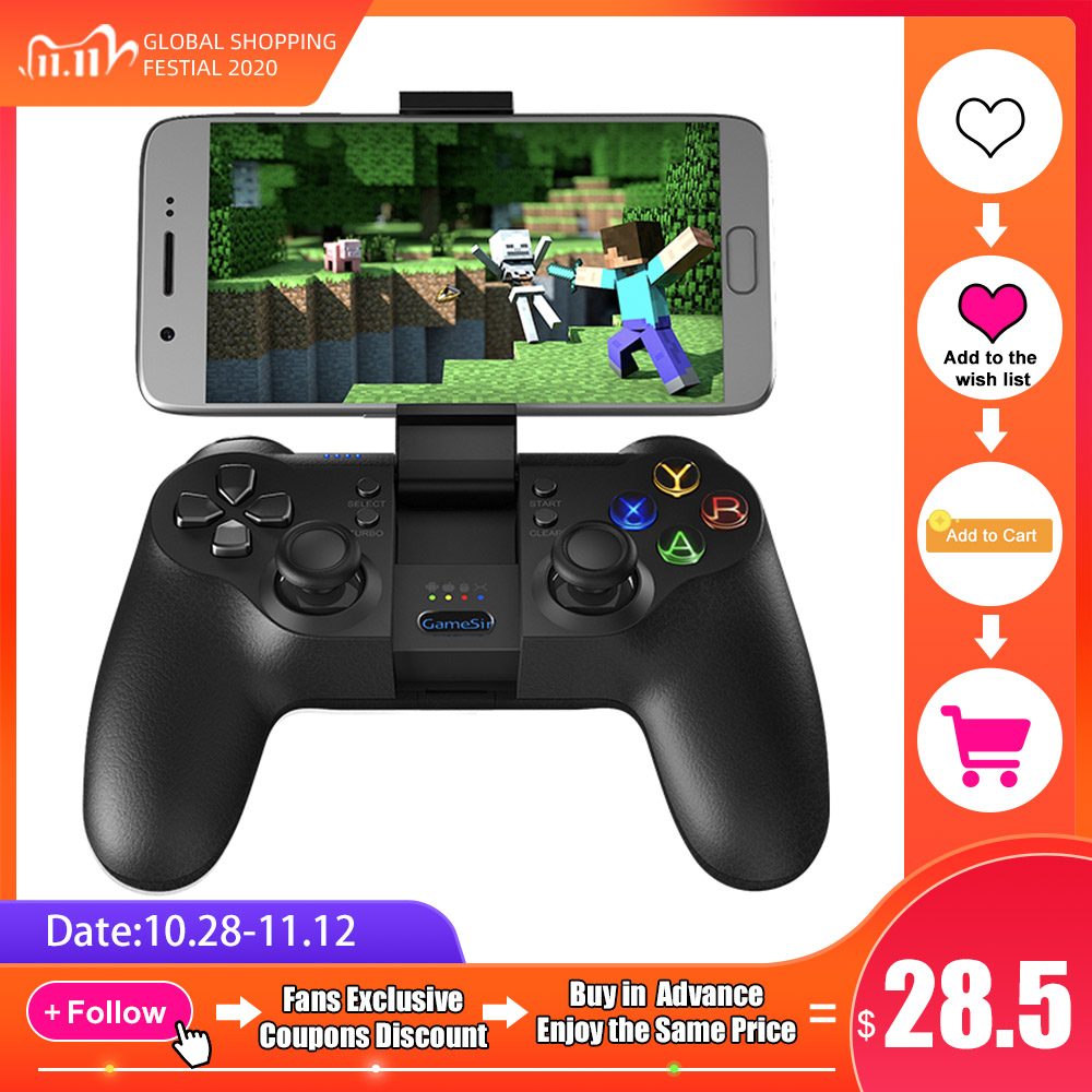 Yoghurt Adolescent luisteraar Price history & Review on GameSir T1s Gamepad Bluetooth 2.4G Wireless  Controller for Android Phone/Windows PC/VR/TV Box/for Playstation 3  Joystick for PC | AliExpress Seller - salange Global Store | Alitools.io