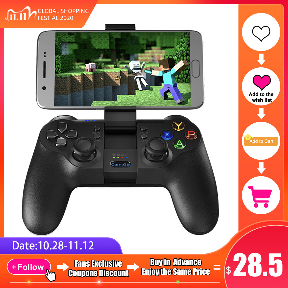 Price history & Review on GameSir T1s Gamepad Bluetooth 2.4G Wireless Controller for Android Phone/Windows PC/VR/TV Box/for Playstation 3 Joystick for PC | AliExpress Seller - salange Store |