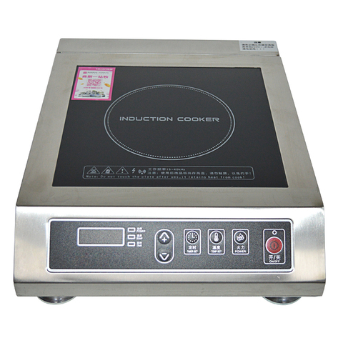 Commercial Induction Cooker 3500W Flat High Power Induction Cooker Industrial Cooker Hotel Stove Furnace Drum Sink 1pc ► Photo 1/6