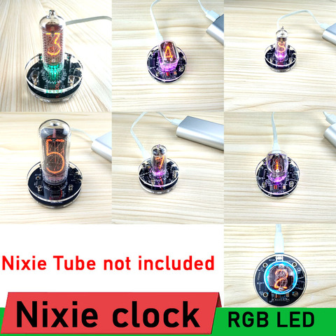 Nixie clock Single Tube FOR QS30-1 IN-18 IN-12 IN-14 QS18-12 QS27-1 IN-8/IN-8-2 SZ-8 SZ3-1 tube IN12 IN14 Time digital clock ► Photo 1/6