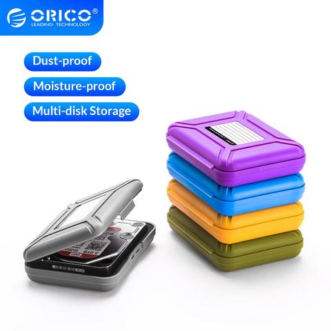 ORICO 3.5 inch Protective Box 5 Pcs Storage Case Dust-proof Moisture-proof Water Repellent Hard Drive Box ► Photo 1/6