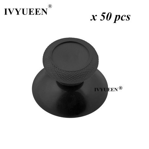 IVYUEEN Custom 50 pcs Black Replacement Joysticks Thumbstick Analogue Sticks for Xbox One 1 Wireless / Wired Controller Cap ► Photo 1/6