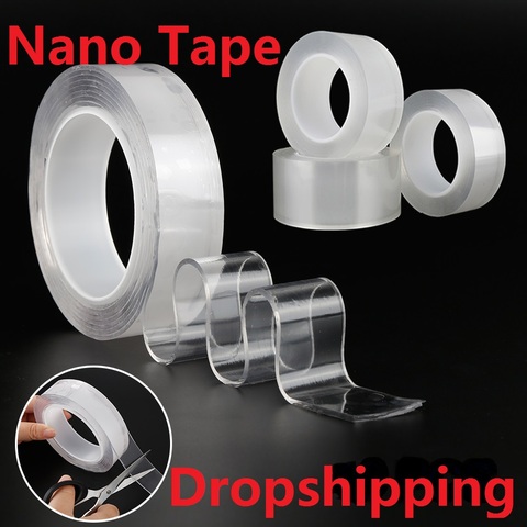 Cheap 1/3/5M Nano Tape Double-Sided Adhesive Nano Traceless