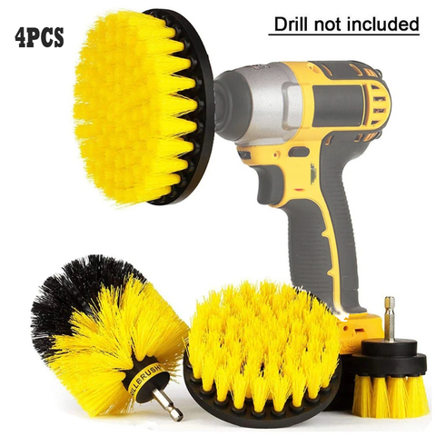 3/4/6 Pcs Drill Brush Cleaner Kit Power Scrubber for Cleaning Bathroom Bathtub Cleaning Brushes Scrub Drill Car Cleaning Tools ► Photo 1/6