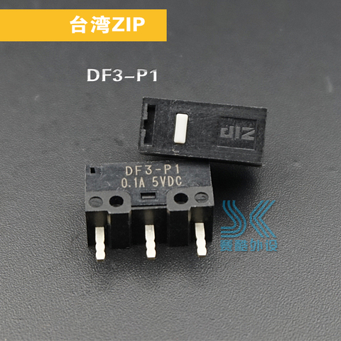 Mouse Micro Switch ZIPPY DF3-P1 Mouse Button for Steelseries raw Logitech G102 Microsoft IO1.1 IE3.0 20 million lifespan 2pcs ► Photo 1/2