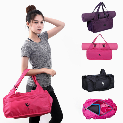 Multifunctional Fitness Yoga Bag Waterproof Sport Shoulder Bag Yoga Pilates Mat Case Bag without Mat ► Photo 1/6