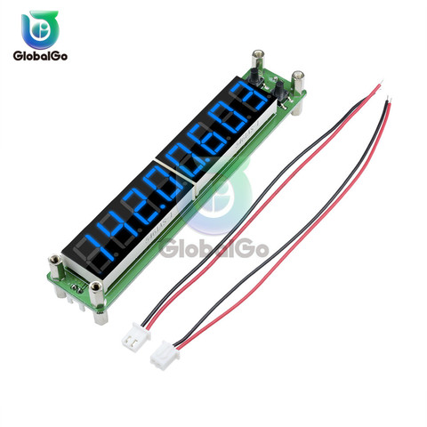 8 Digits RF Signal Frequency Counter Tester 0.1Hz-60MHz 20MHz to 2400MHZ 2.4GHz LED Digital Cymometer Frequency Meter Detector ► Photo 1/6