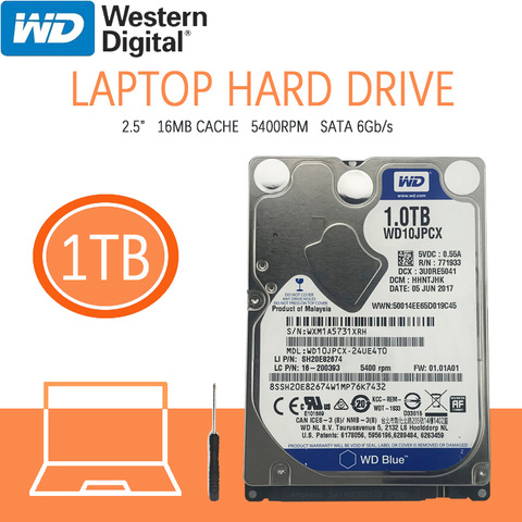 WD Blue 1TB Notebook Hard Drive Disk 5400 RPM 2.5