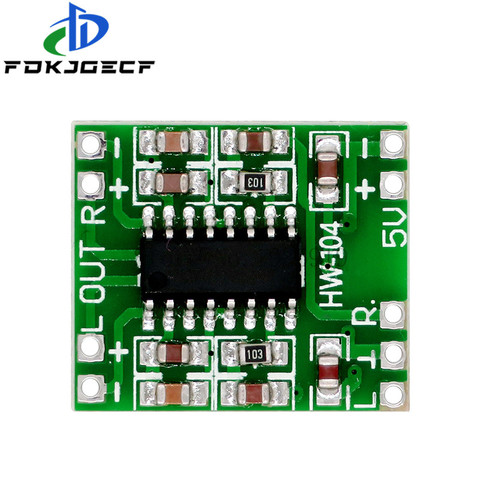 PAM8403 module Super mini digital amplifier board 2 *3W Class digital amplifier board efficient 2.5 to 5V ► Photo 1/2